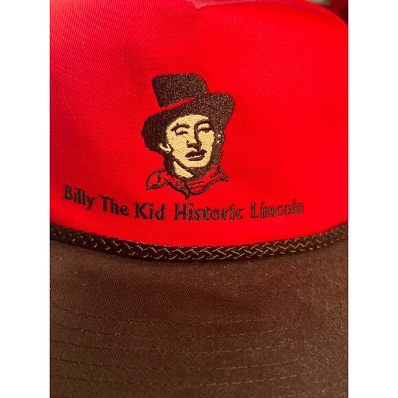 Billy The Kid Historic Lincoln Snapback Hat Red & Black Adjustable Cap - Picture 5 of 7